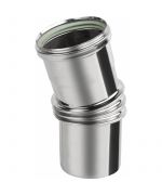 Koleno 15° ø80 mm nerez kondenz