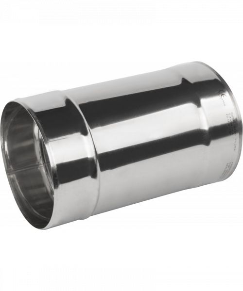 Roura rovná ø100 mm nerez - 250 mm