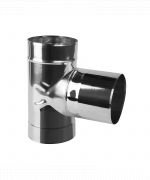 Sopouch T-kus ø80 / 87° nerez