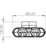 Distribuční box TPK 1x75 mm/125 mm