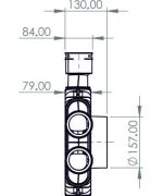Rozdělovací box TPK 6x75 mm/160 mm