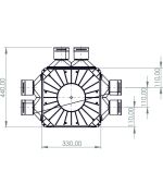 Rozdělovací box TPK 6x75 mm/200 mm