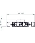 Rozdělovací box TPK 8x75 mm/200 mm