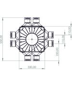 Rozdělovací box TPK 8x75 mm/200 mm