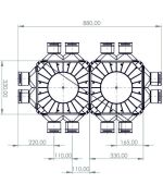 Rozdělovací box TPK 12x75 mm/160 mm