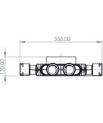 Rozdělovací box TPK 12x75 mm/200 mm