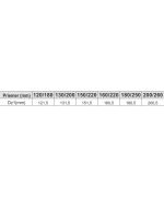 Ukončení izolace - horní ø150 mm nerez