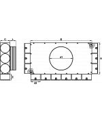 Rozdělovací box ZN 12x75/160 izolovaný