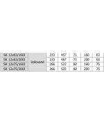 Rozdělovací box ZN 12x75/160 izolovaný
