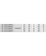 Rozdělovací box 12x75/160 štvorec izolovaný