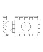 Rozdělovací box ZN 16x75/160