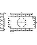 Rozdělovací box ZN 18x75/160 izolovaný