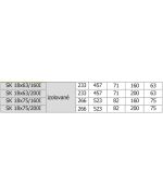 Rozdělovací box ZN dvojradový 18x75/200 izolovaný