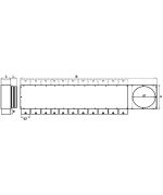 Rozdělovací box ZN levý/pravý 12x75/160