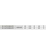 Rozdělovací box ZN levý/pravý 14x75/160 izolovaný
