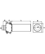 Distribuční box GM 1x75/125 přímý
