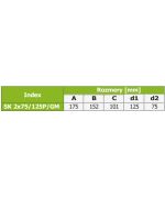 Distribuční box GM 2x75/125 přímý