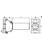 Distribuční box GM 3x75/125 přímý