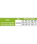 Rozdělovací box GM 16x75/160