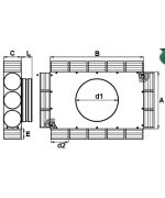Rozdělovací box GM 16x75/200 izolovaný