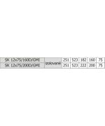 Rozdělovací box GM dvouřadý 12x75/200 izolovaný