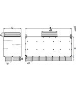 Rozdělovací box GM dvouřadý 14x75/160