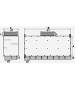 Rozdělovací box GM dvouřadý 16x75/200 izolovaný