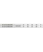 Rozdělovací box GM dvouřadý 6x75/200 izolovaný