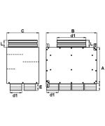 Rozdělovací box GM dvouřadý 8x75/200