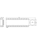 Rozdělovací box GM levý/pravý 10x75/160