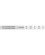 Rozdělovací box GM levý/pravý 12x75/160 izolovaný