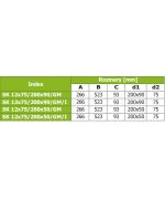 Rozdělovací box GM s obdélníkovým výstupem 12x75/200x50 izolovaný