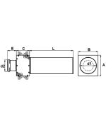 Distribučný box PK 1x75/125 přímý