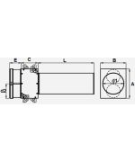 Distribučný box PK 2x75/125 přímý
