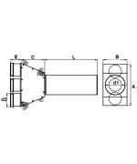Distribučný box PK 3x75/125 přímý
