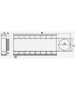 Rozdělovací box PK levý/pravý 8x75/160
