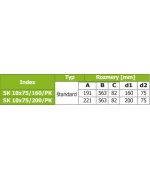 Rozdělovací box PK 10x75/160
