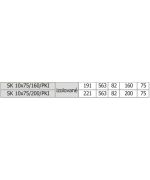 Rozdělovací box PK 10x75/200 izolovaný