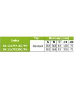Rozdělovací box PK 12x75/200