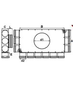 Rozdělovací box PK 12x75/200