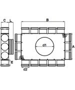 Rozdělovací box PK 16x75/160