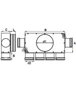Rozdělovací box PK 6x75/160 izolovaný