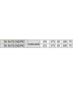 Rozdělovací box PK 8x75/200 izolovaný