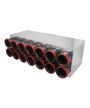 Rozdělovací box PK dvouřadý 14x75/160