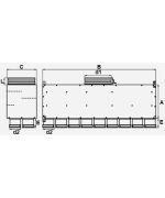 Rozdělovací box PK dvouřadý 18x75/200