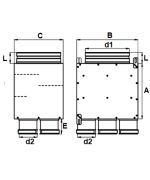 Rozdělovací box PK dvouřadý 6x75/200