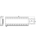 Rozdělovací box PK levý/pravý 10x75/160