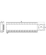 Rozdělovací box PK levý/pravý 12x75/160