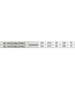 Rozdělovací box PK levý/pravý 14x75/160 izolovaný