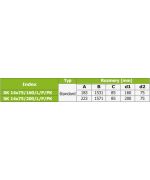 Rozdělovací box PK levý/pravý 14x75/200
